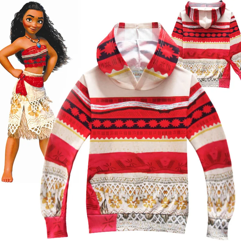 

Newest Sale Children Clothing Girls moana Hoodies Sweater Cotton Cartoon Print Boys Clothes kids Tops Sweater Baby Sweatshirt