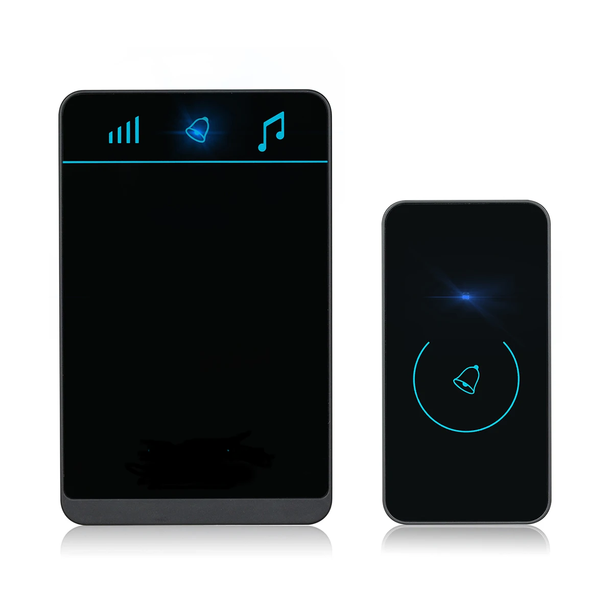 

NEW Safurance Wireless Remot Control 2 in 1 Touch Screen LED Waterproof Black Music Smart Home Doorbell Waterproof