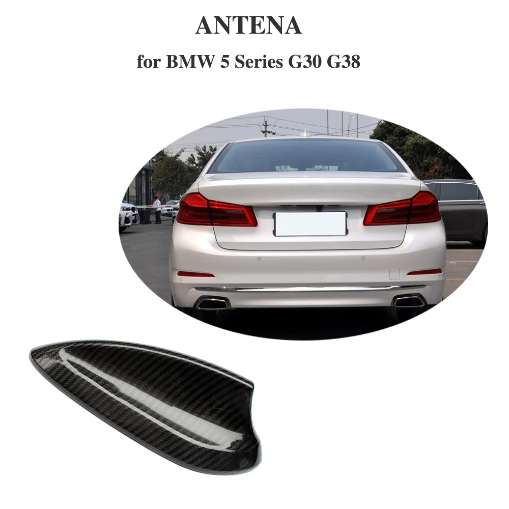 

Carbon Fiber Shark Fin Antenna Cover Trim For BMW 5 Series G30 G30 G38 F90 M5 520i 520d 530i 530d 540i 550i car Accessories 2017