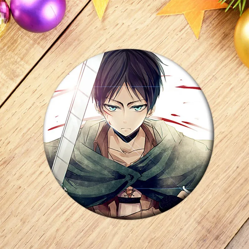 Новинка брошь альбом популярное японское аниме Attack On Titan модный значок