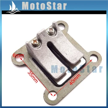 

Reed Valve Block Plate For 2 Stroke 47cc 49cc Engine Pocket Bike Mini Moto Kids ATV Quad Minimoto 4 Wheeler Dirt Bike