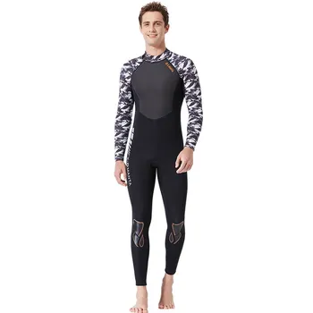 

Scuba Diving Wetsuit Men 3mm Diving Suit Women Neoprene Nylon Swimming Wetsuit Surf Triathlon Wet Suit Swimsuit Full Bodysuit