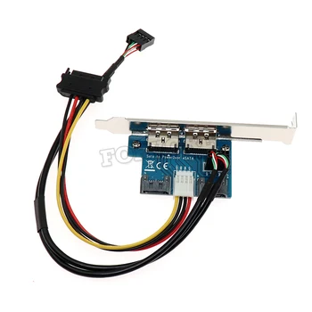 

SATA to Power Over eSATA Adapter Card SATA to ESATA with 5V/12V power supply