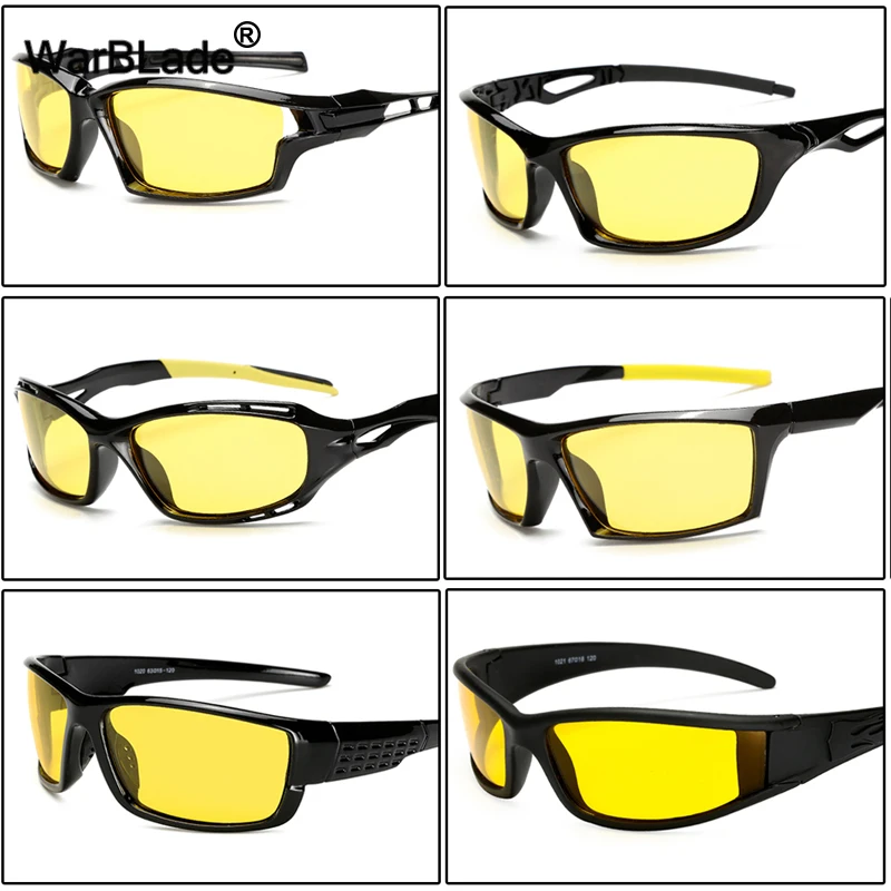 

WBL Night Vision Glasses Goggles Anti-Glare Polarized Driving Sunglasses Yellow Lens UV400 Protection For Driver Sun Glasses