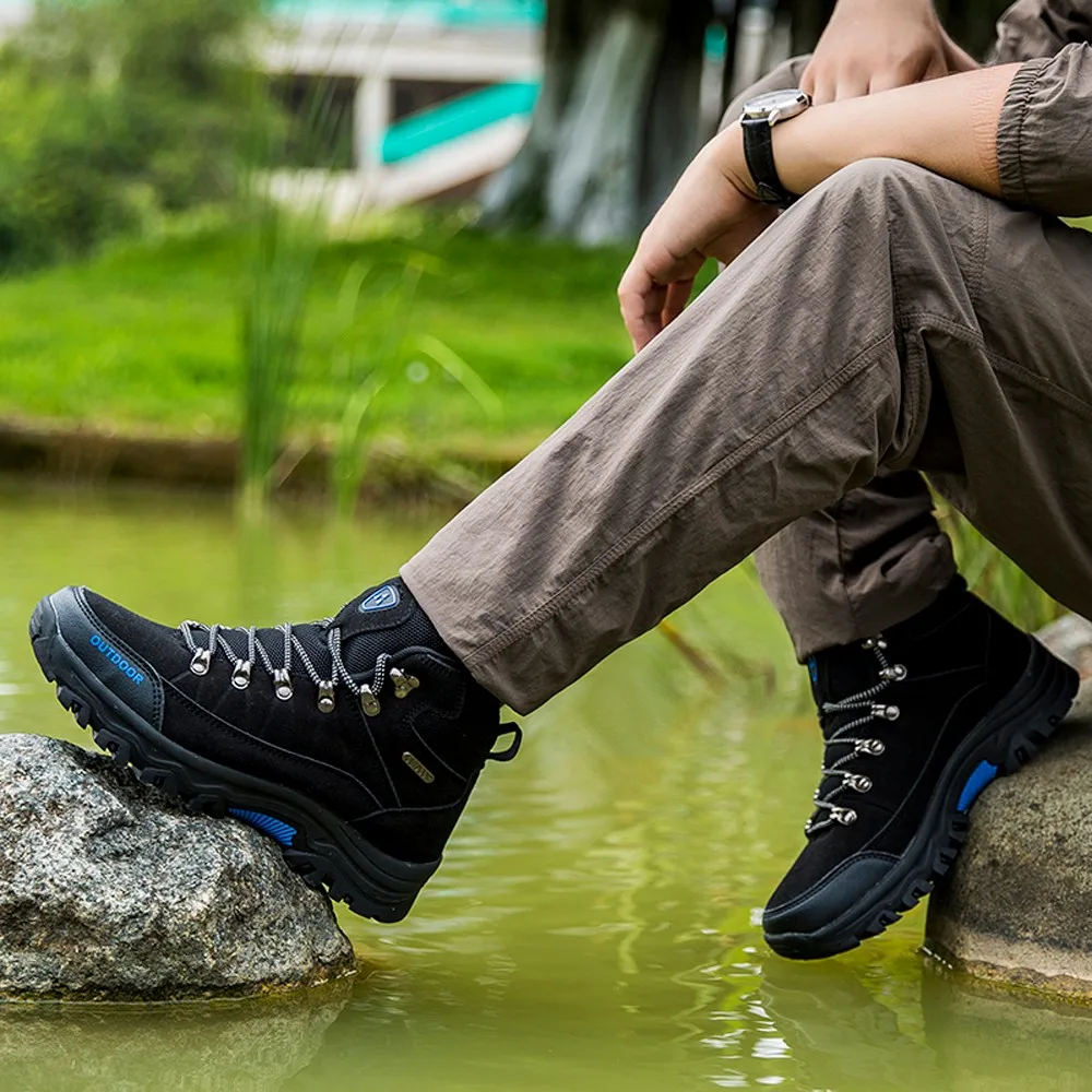 Мужская походная обувь, мужская спортивная обувь, уличные беговые треккинговые кроссовки, нескользящая износостойкая обувь для путешествий
