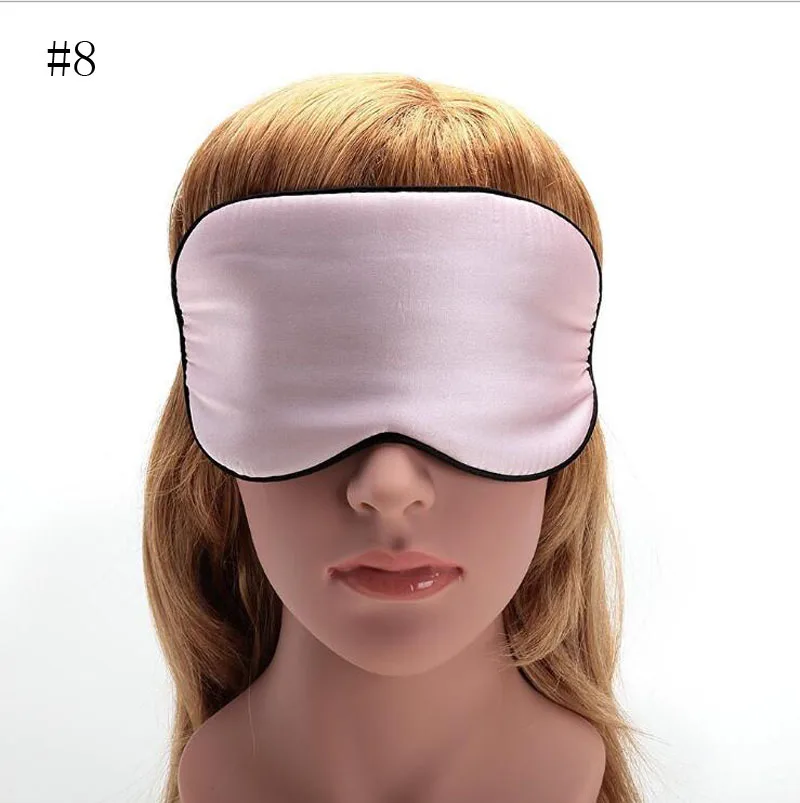 Высококлассная шелковая портативная маска для сна в путешествии, мягкая маска для отдыха, повязка для глаз, горячая Распродажа, маска для сна, чехол MR078