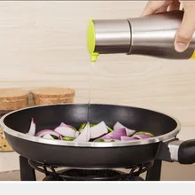 1 шт. бутылка-спрей для масла из нержавеющей стали, оливковое масло, распылитель для масла, Горшочек для жарки, инструменты для масла, диспенсер для масла KE 1476