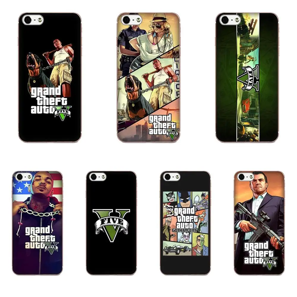 Мягкий чехол для мобильного телефона Xiaomi Redmi Note 2 3 3S 4 4A 4X 5 5A 6 6A Pro Plus Grand Theft Auto Gta |