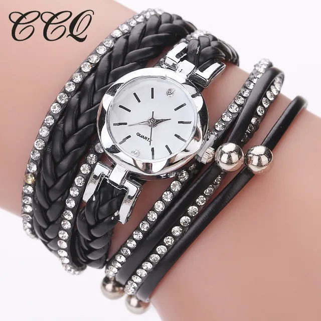 CCQ Brand Fashion Women Dress Handmade Bracelet Watch Luxury 2017 New Casual Jew CCQ Brand Fashion Women Dress Handmade Bracelet Watch Luxury 2017 New Casual Jew