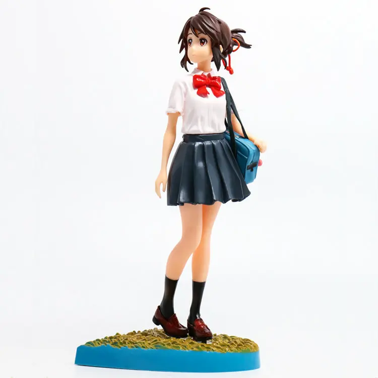 Японское аниме ваше имя ПВХ фигурка игрушки Tachibana Taki Miyamizu Mitsuha школьная форма