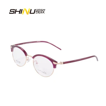 

Ladies Women Eyewear Prescription Myopia Eyeglasses Ultralight TR90 Optical Frame Can Install lens Oculos Feminino TR3003