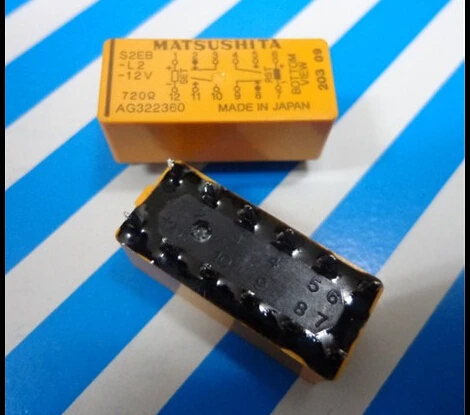 Новое реле Φ 12V S2EBL212V S2EB-L2-12V S2EB L2 12VDC DC12V 12В DIP12 2 шт./лот | Обустройство дома