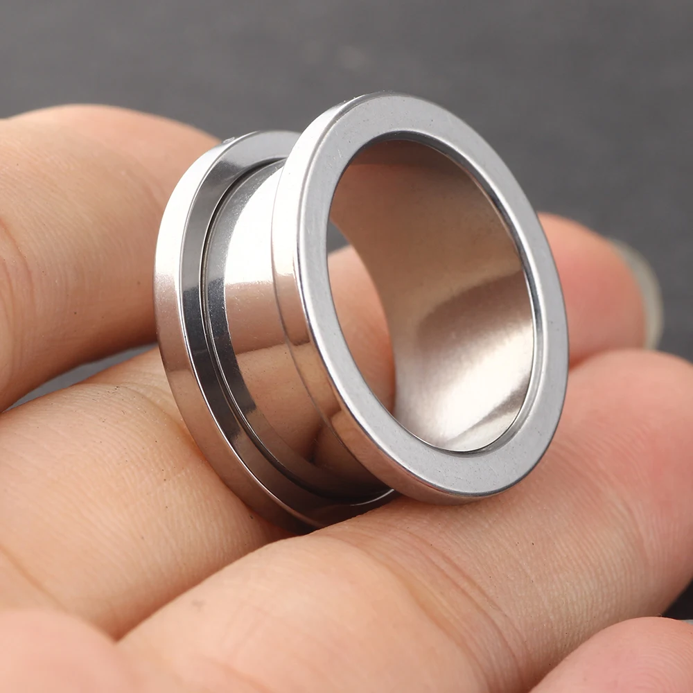 JUNLOWPY Ear Plugs 2-25mm Big Gauges Wholesales Body Jewelry Flesh Tunnel Ear Expander Kits Stretcher Ear Plug Tunnels