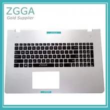 Упор для рук с американской клавиатурой с подсветкой для Asus N76VM N76VJ N76VZ верхний чехол Упор для рук на ноутбук замена крышки 90R-NAL1K3100Y