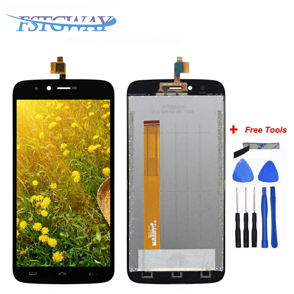 

Original For Homtom HT50 LCD Display and Touch Screen Digitizer Assembly Repair Parts For Homtom HT50 Phone Accessory+Free Tools