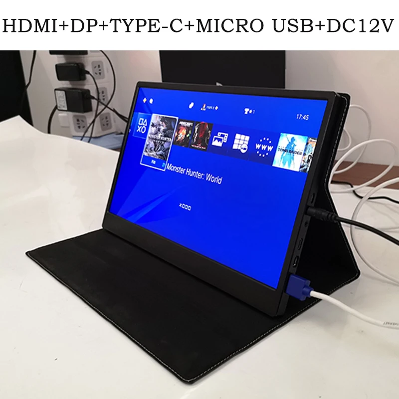 4K TYPE C портативный монитор для PS4 Pro xbox NS 3840*2160 HDMI игровой HDR экран Поддержка HDCP2.2 ПК