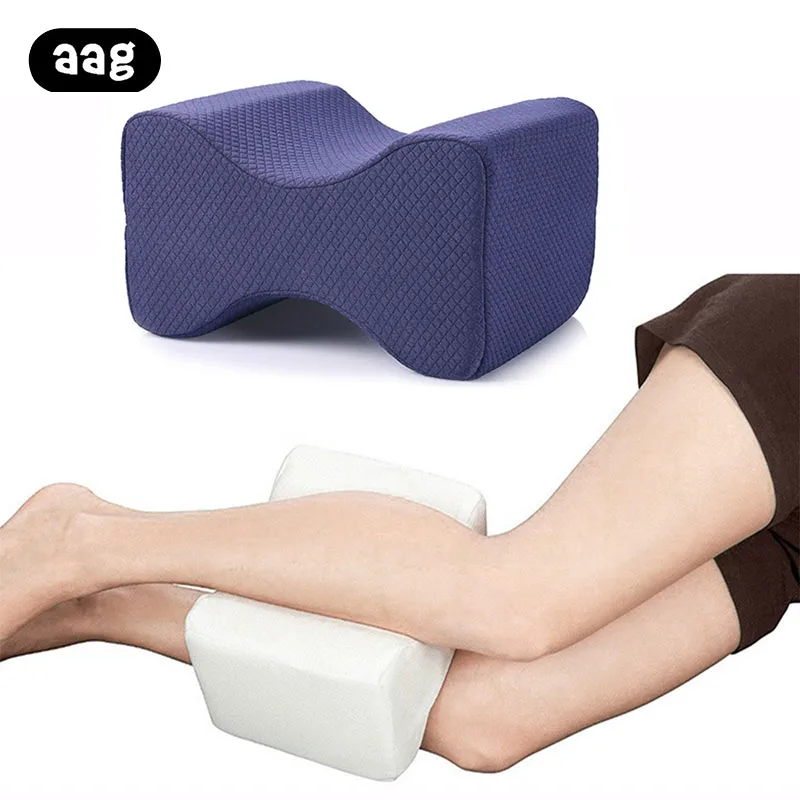 Orthopedic Slow Rebound Memory Foam Knee Pillow Side Sleeping Clip Leg Pillows 