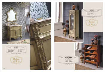 

Simple bathroom modern vanity golden color vanity