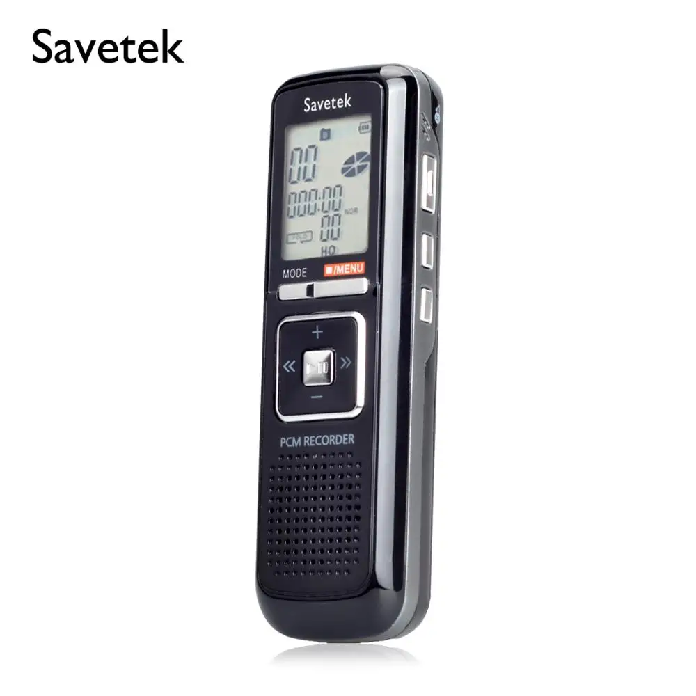 

2 X AAA Battery Portable Voice Activated 8GB USB Pen Digital Voice Recorder Mp3 Player For Lecture Meeting Noting Black
