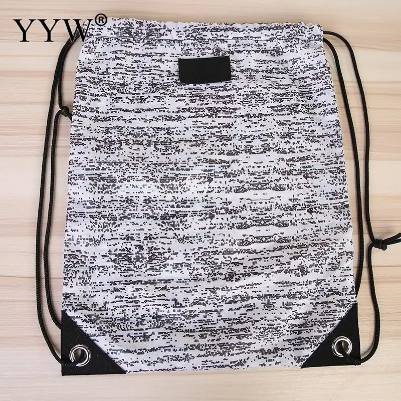 

New Arrivals Fashion Gray Nylon Backpack Female Spliced Backpacks for Adolescent Girls Women String Casual Small School Bag