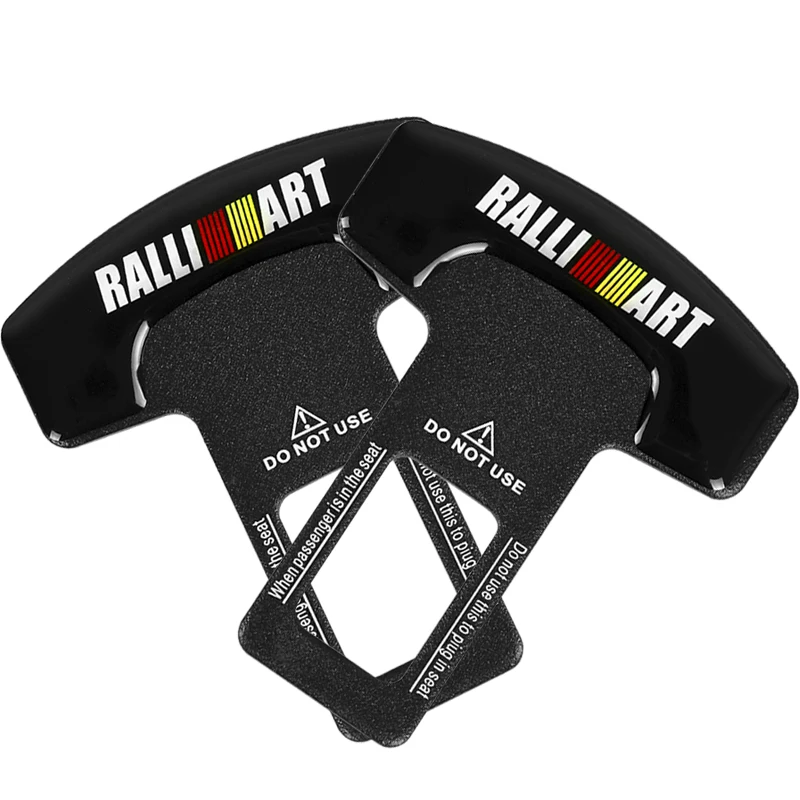Качественный цинковый сплав Зажим для ремня безопасности автомобиля пробка на ремне для Mitsubishi RalliArt Lancer Rally Art 10 Asx автомобильные эмблемы аксессуары