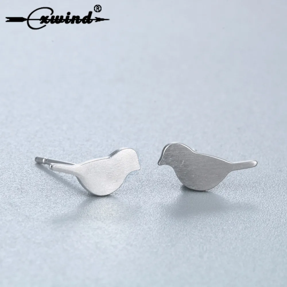 Cxwind Bird Earring Stud Cute Animal Earrings Wholesale Cheap Engagement Women 2019 New Gift | Украшения и аксессуары