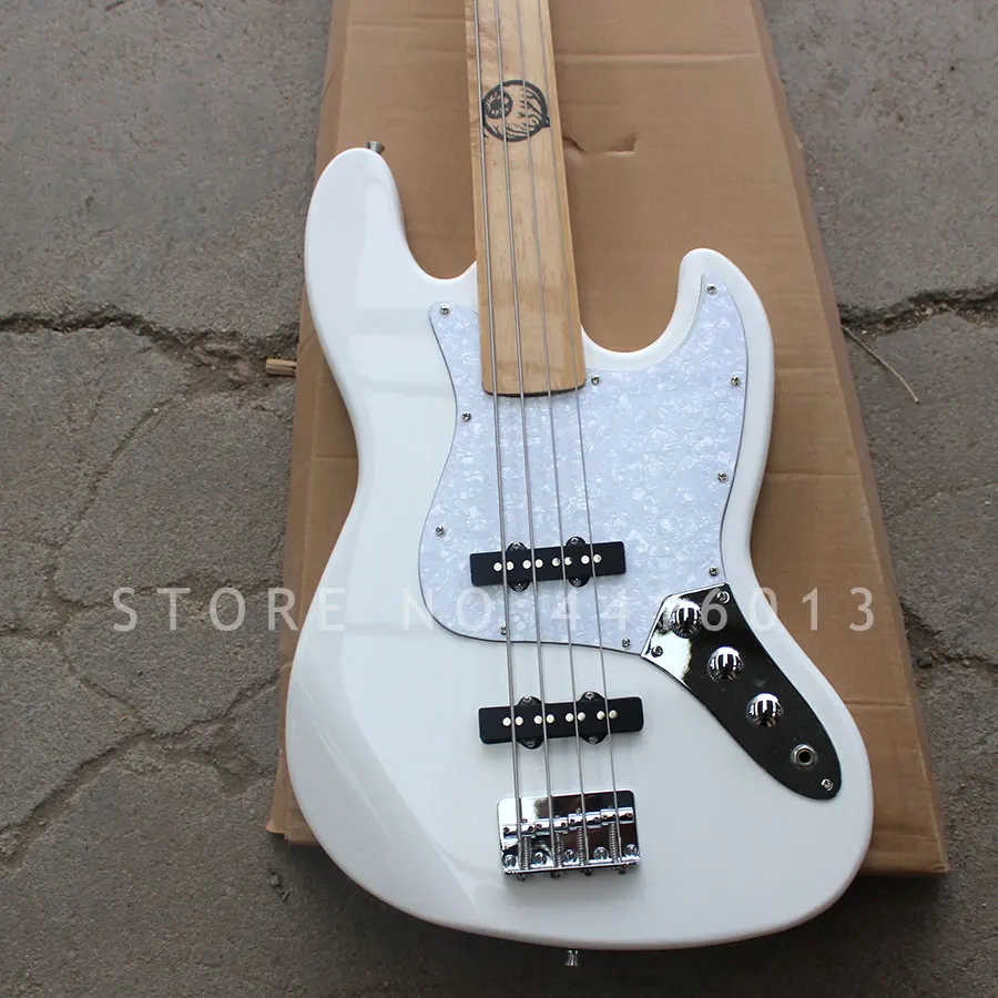 Новинка высокое качество Заводские на заказ JAZZ bass 4 струны бесформенный