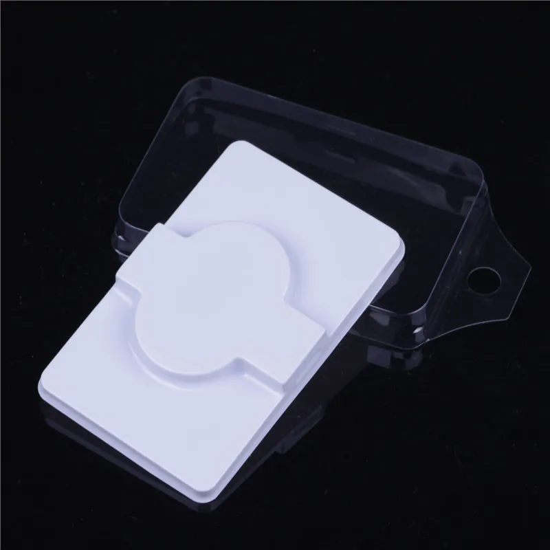

New 10 Sets/Lot White Transparent Cover False Eyelash Box Plastic Environmentally Friendly And Reusable DIY Soft Packing Box