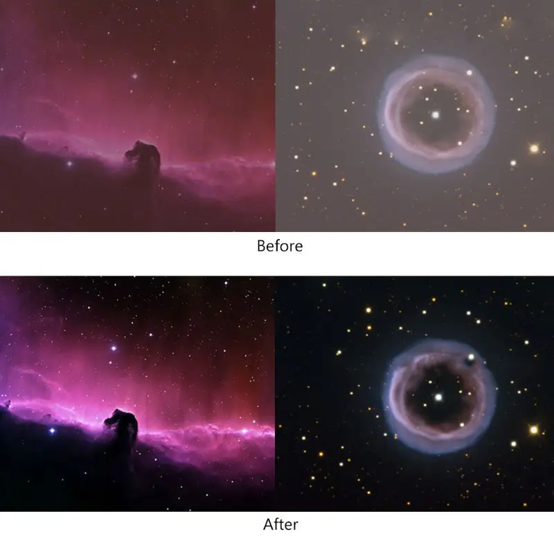 Optical 1.25 UHC Light Pollution Reduction Filter for Telescope Eyepiece