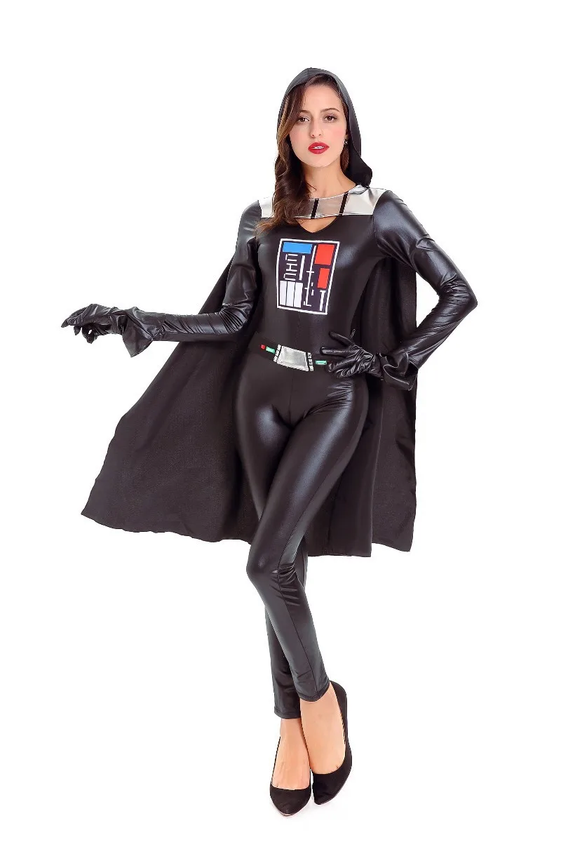 Details about / HZYM Starwars Costume Black Jumpsuit Star Wars Darth Vader Cosplay Adult Suit{67