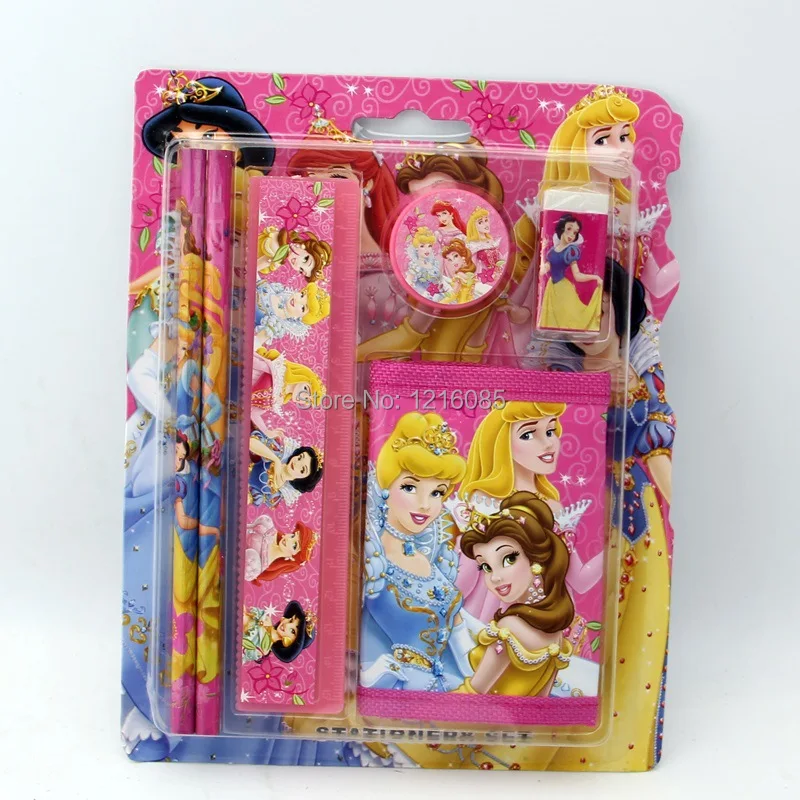 girls favorite wallet stationery set Cinderella Snow white Rapunzel