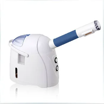 

Professional Portable Mini Desktop Facial Steamer Nano steamed face 2 usage Hot and Cool steamer with Ozone SPA Salon Equipment