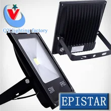 50pcs/lot DHL UPS FEDEX 10W 20w 30w 50w led flood light RGB 85~265V LED ourdoor lamp black shell ceiling light