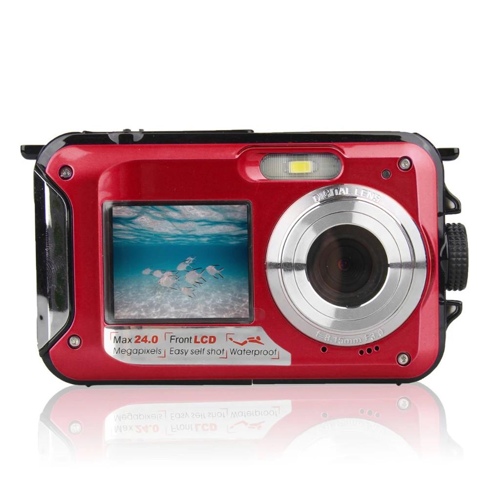 

1080P DV Recording Digital Camera Photography Double Screen USB Video Recorder Lightweight Waterproof Dustproof Outdoor Selfie