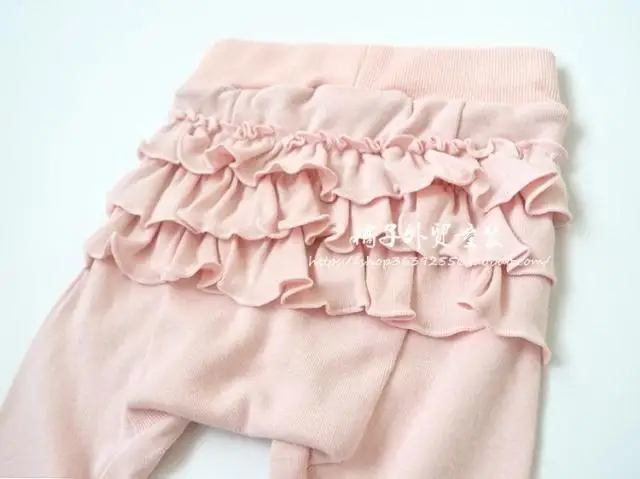 В европейском стиле для новорожденных; для маленьких девочек; натуральный хлопок, Саморазвитие, эластичная повязка на головку с краем «лист лотоса», будет брюки PP брюки-карандаш - Цвет: hermosa pink