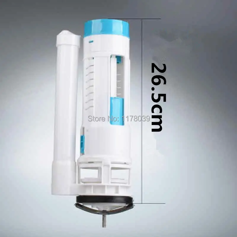 

26.5cm One Piece Toilet Flush Valves,One-piece drain valve mounting holes suitable for between 6.5-7.5 cm,J17431