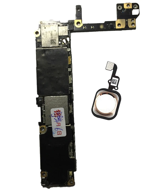 Для iPhone 6S оригинальная материнская плата с/без touch ID 64 Гб по всему миру разблокированная материнская плата+ чипы системы IOS телефонные схемы