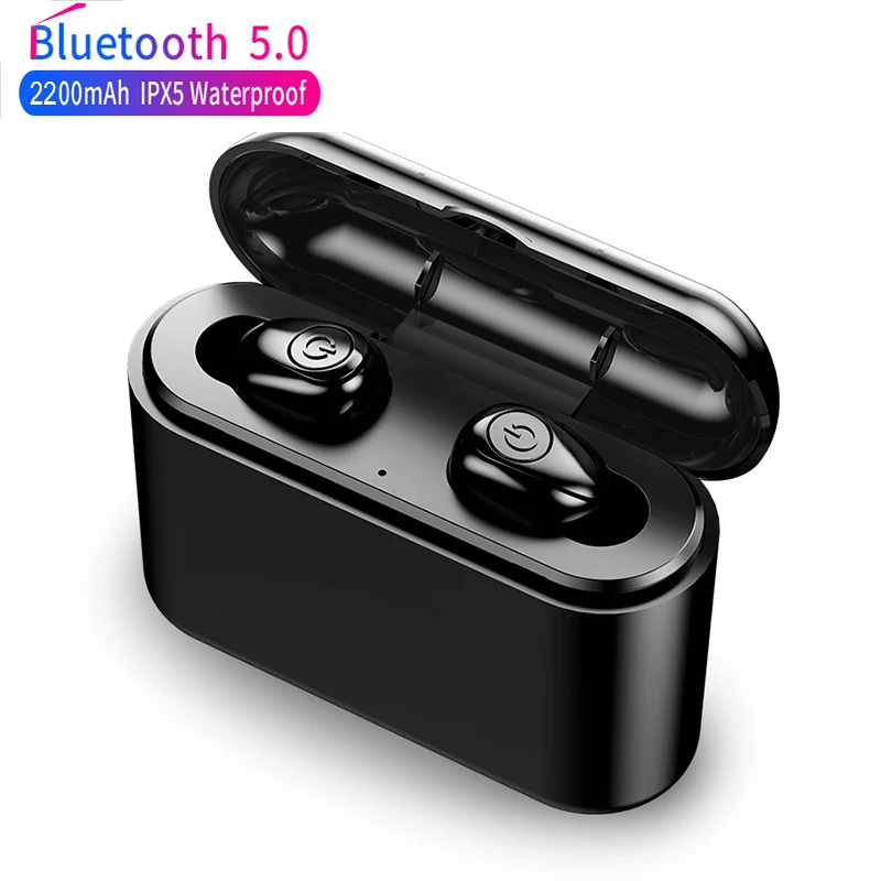 

NEW X8 TWS True Wireless Earbuds 5D Stereo Bluetooth Earphones Mini TWS Waterproof Headfrees with Charging Box 2200mAh PowerBank