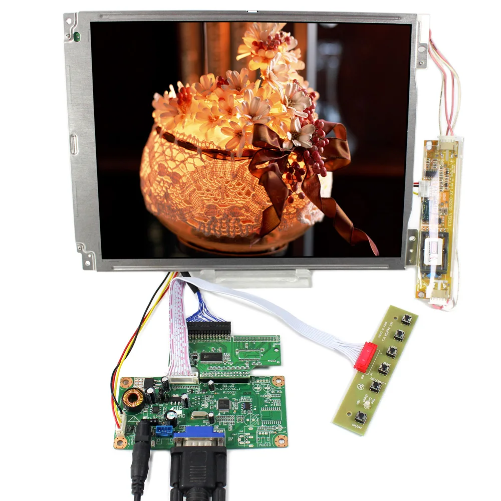 VGA input singal LCD controller board RT2270C-A +10.4inch LQ104S1DG21 800x600 lcd panel