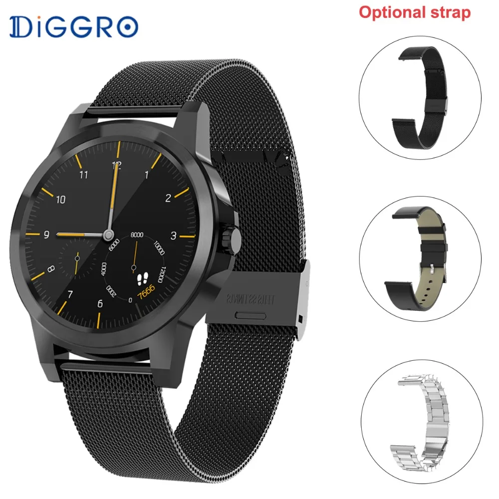 

Diggro DI03 Plus Bluetooth Siri Smart watch MTK2502C IP67 Waterproof Heart Rate Monitor Pedometer Smart Watchs For Android IOS