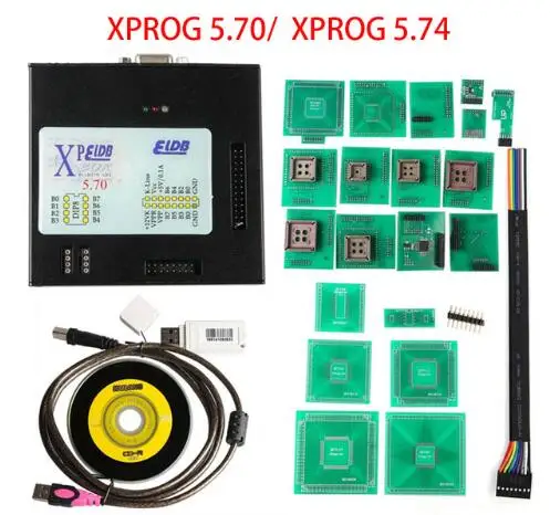 Новейший XPROG V6.12 V5.55 V5.70 V5.72 V5.74 V5.75 V5.84 черный металлический ящик лучше tXPROG M V5.70ECU интерфейс программирования Xprog-M - Цвет: XPROG V5.70 V5.74