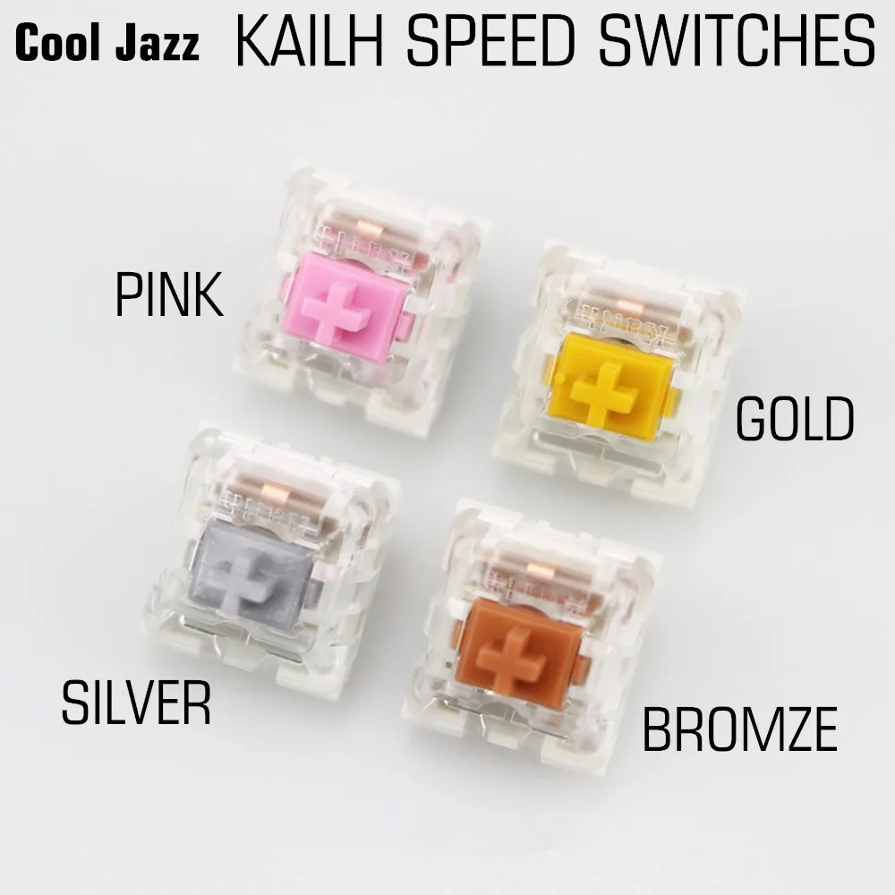 Крутой джазовый переключатель скорости kailh RGB SMD Золотой Серебряный медный Бронзовый розовый MX RGB Swithes для механической игровой клавиатуры с подсветкой