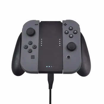 

1000Mah Charging Battery Capacity for Nintend Switch NS Joy-Con Power Bank Controller Charger Stand Holder Grip with USB Cable