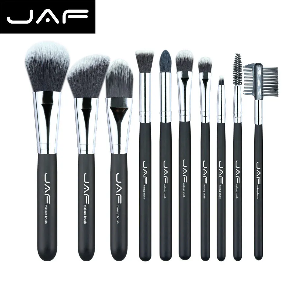 

Fashionable Cosmetic Makeup Brush set Professional Foundation blending Make Up brushes Tool Kits 10 pieces