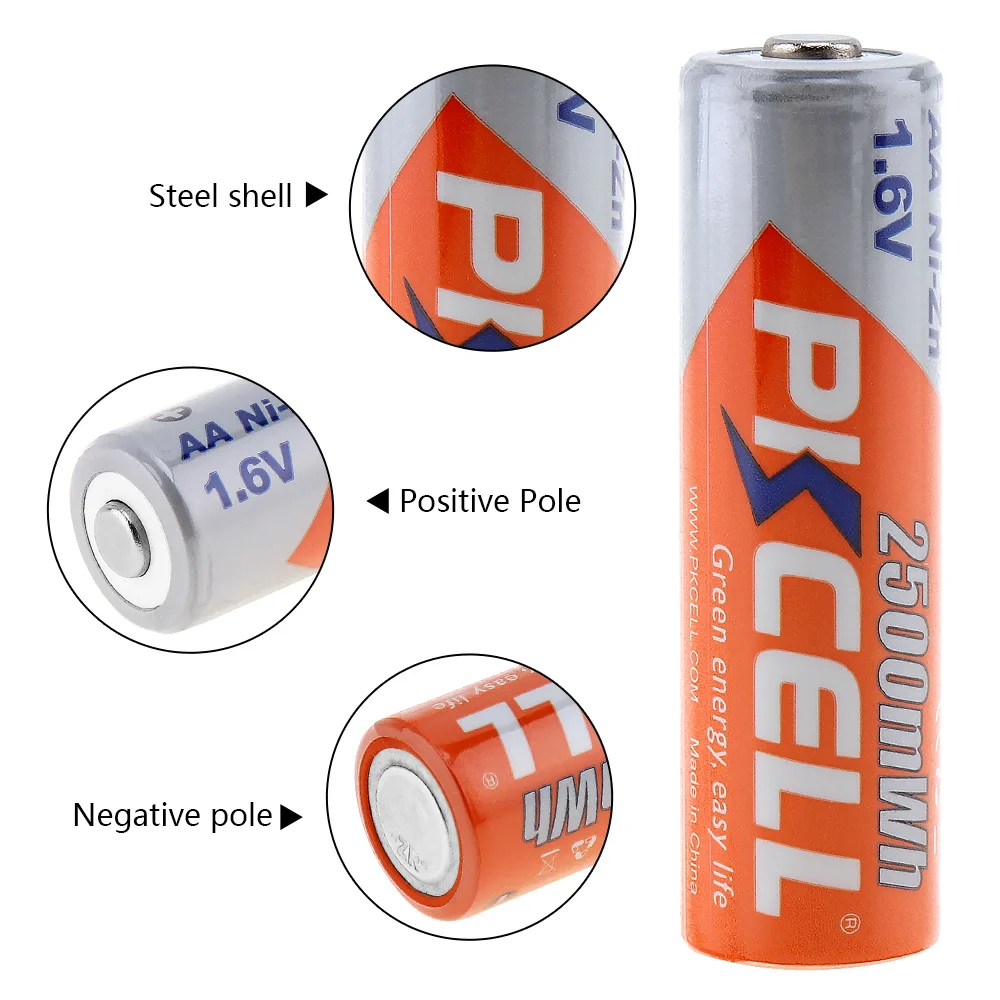 Аккумуляторы PKCELL AA 10 шт. 1 6 в МВт/ч|battery mouse|battery sr626swbattery emergency |