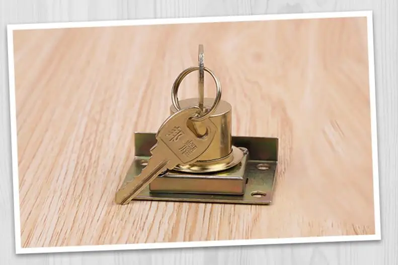 

Drawer Locks with 2 Keys Lock Furniture Hardware Door Cabinet Lock for Office Desk Letter Box Cam Locks 16mm/22mm