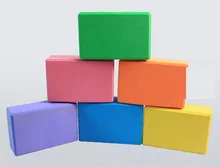 EVA Yoga Blocks Bricks Foaming Foam Home Exercise Fitness Health Gym Practice Tool 3″*6″*9″