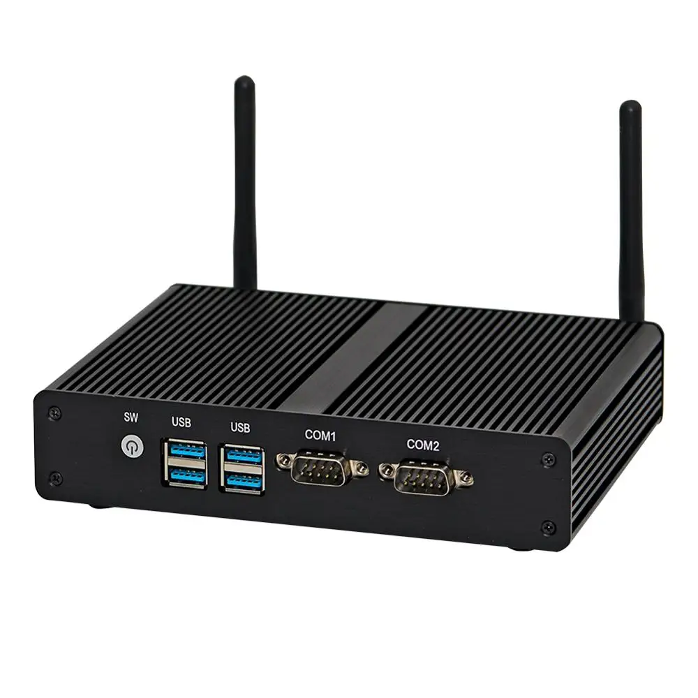 

Fanless Industrial Mini PC,Desktop Computer,Windows 10/Linux,Intel Celeron 2955U,[HUNSN BM15L],[VGA/HD/2LAN/2COM/4USB3.0/WiF]