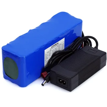 

LiitoKala 36 v 10Ah 10S3P 18650 Rechargeable Battery, Modified Bikes, Electric Vehicle Battery Charger li-lon + 2A