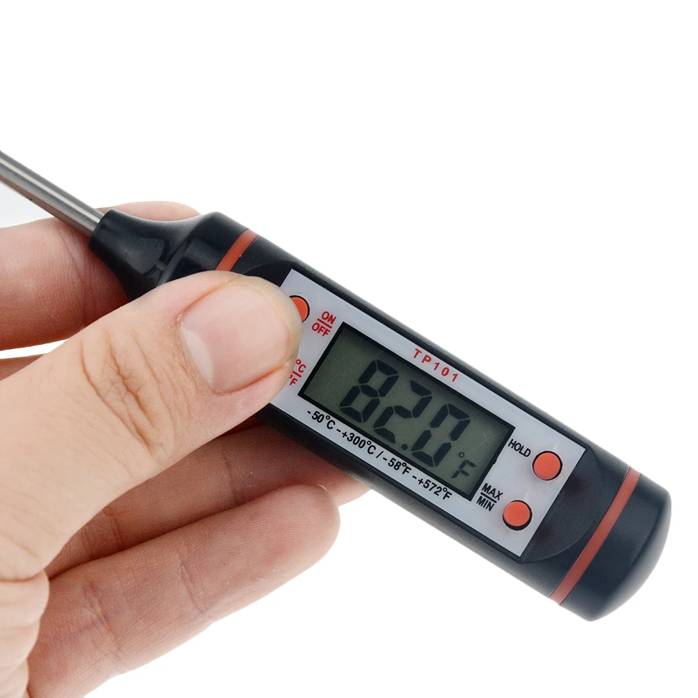 1pcs Kitchen Barbecue Baking Electronic Digital Food Thermometer Cooking Tools Water Water Milk Oven Thermometer Kitchen Tools